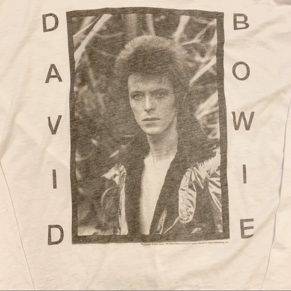 Chaser David Bowie Burnout Long Sleeve Shirt - Picture 2 of 6